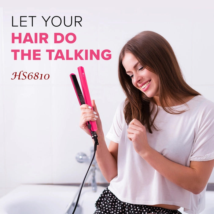 Syska HS6812 Super Glam Hair Straightener with Ceramic Plates, Heat Balance Technology and Overheat Protection