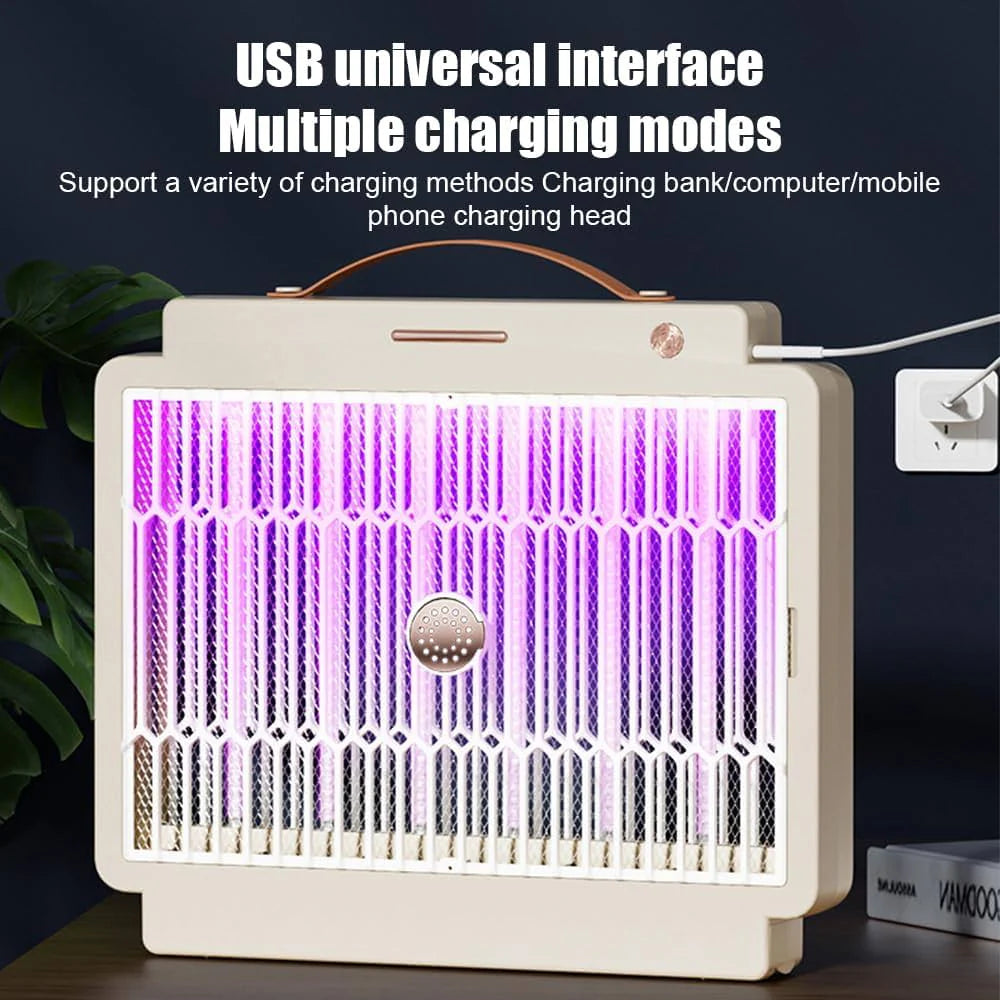 Sky Bird Portable Mosquito Zapper Indoor for Home 3000V Electric Bug Zapper Built-in 1800mAh