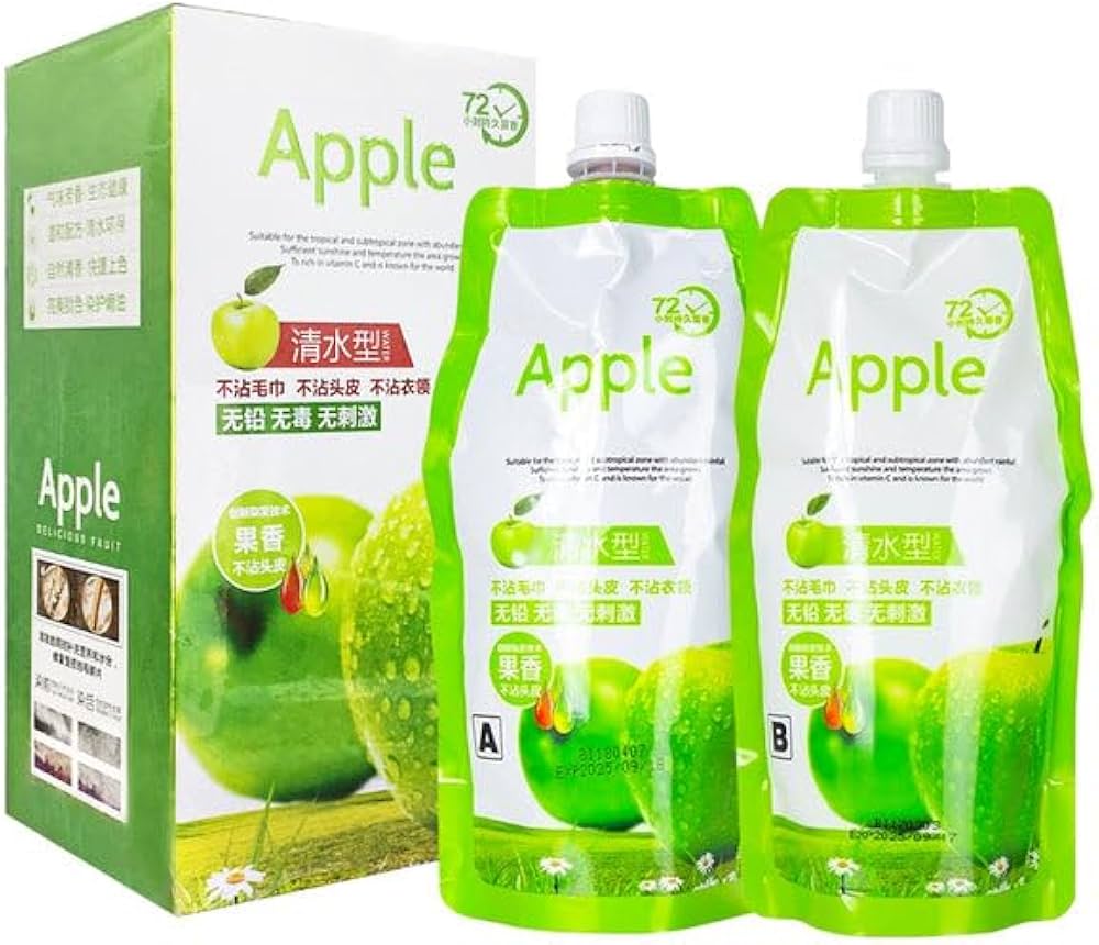 Apple Dye For Hair & Beard Ammonia Free Apple Hair Dy for Men Original Set of 2-1000ml