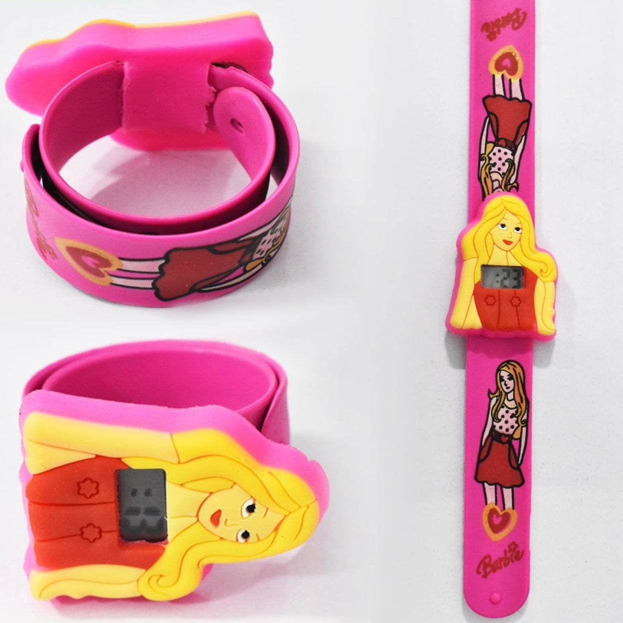7pcs Watch For Kids Boys Girls Digital Scale Strip Cartoon Character watches