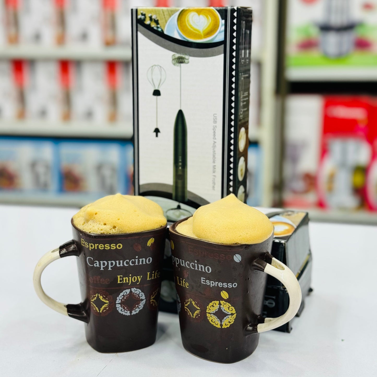 Rechargeable Coffee Beater & Milk Frother