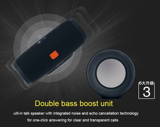 CHARGE 3+ Music Shockwave Wireless Bluetooth Speaker