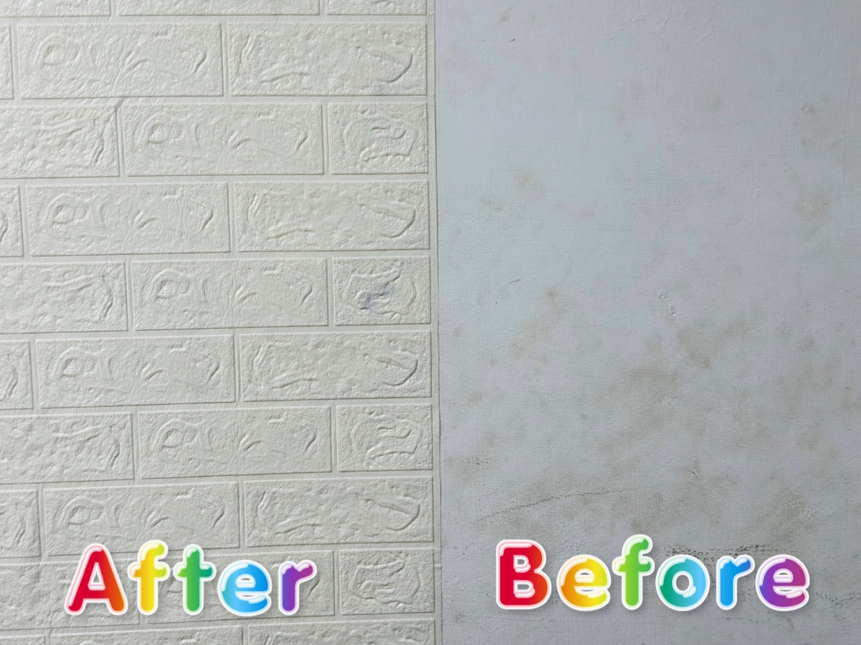 3D Wall Brick Wallpaper | Decorative Wall Sticker 6pcs Sheet