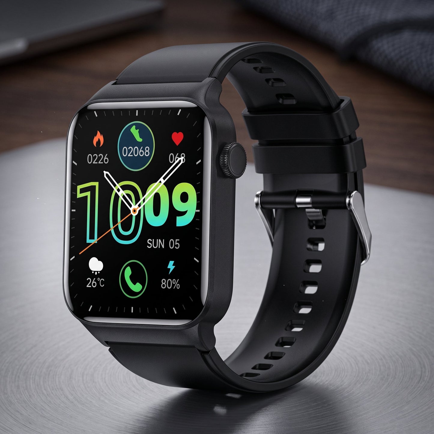E22 Smart Watch – HD Bluetooth Calling Smartwatch with Heart Rate, Fitness Tracking