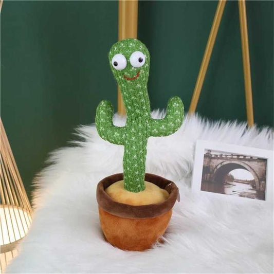 Cactus Plush Toys, Electronic Cactus Plush Music Toy wtih Singing and Dancing - Armaa Store