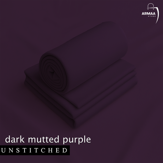 Dark Mutted Purple - Imperial Original Unstitched Boski