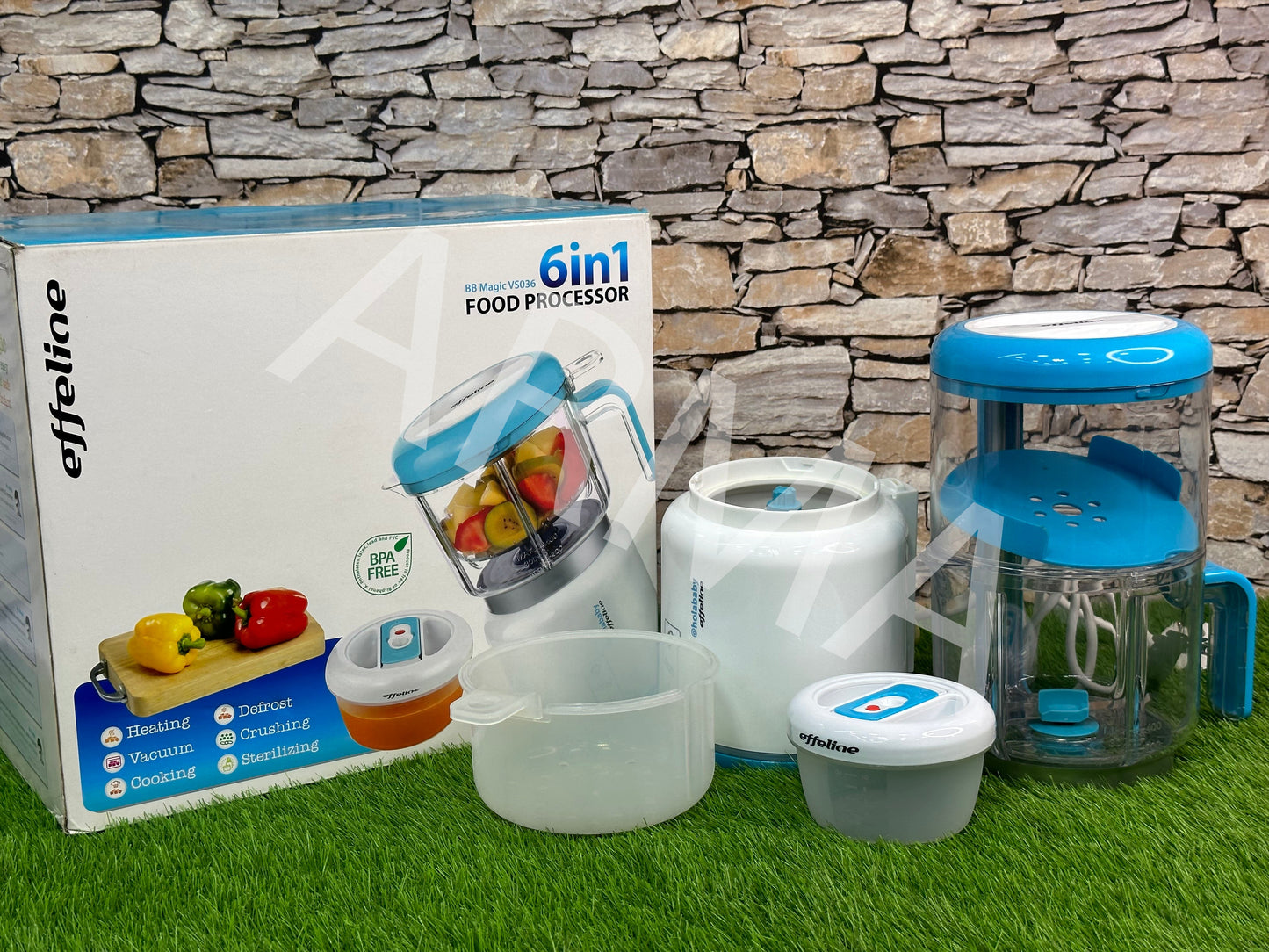 6-in-1 Effeline Multifunction Food Processor
