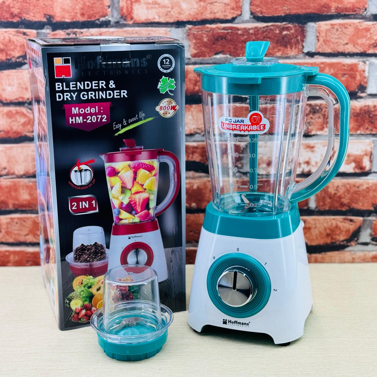 Hoffmans Blender & Dry Grinder | HM-2072