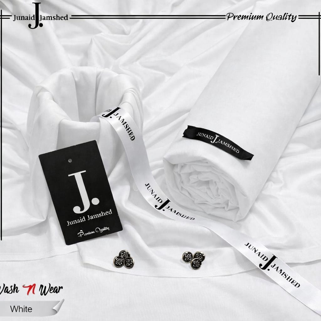 Premium J. Boski Fabric for Men | Luxury Boski | WHITE