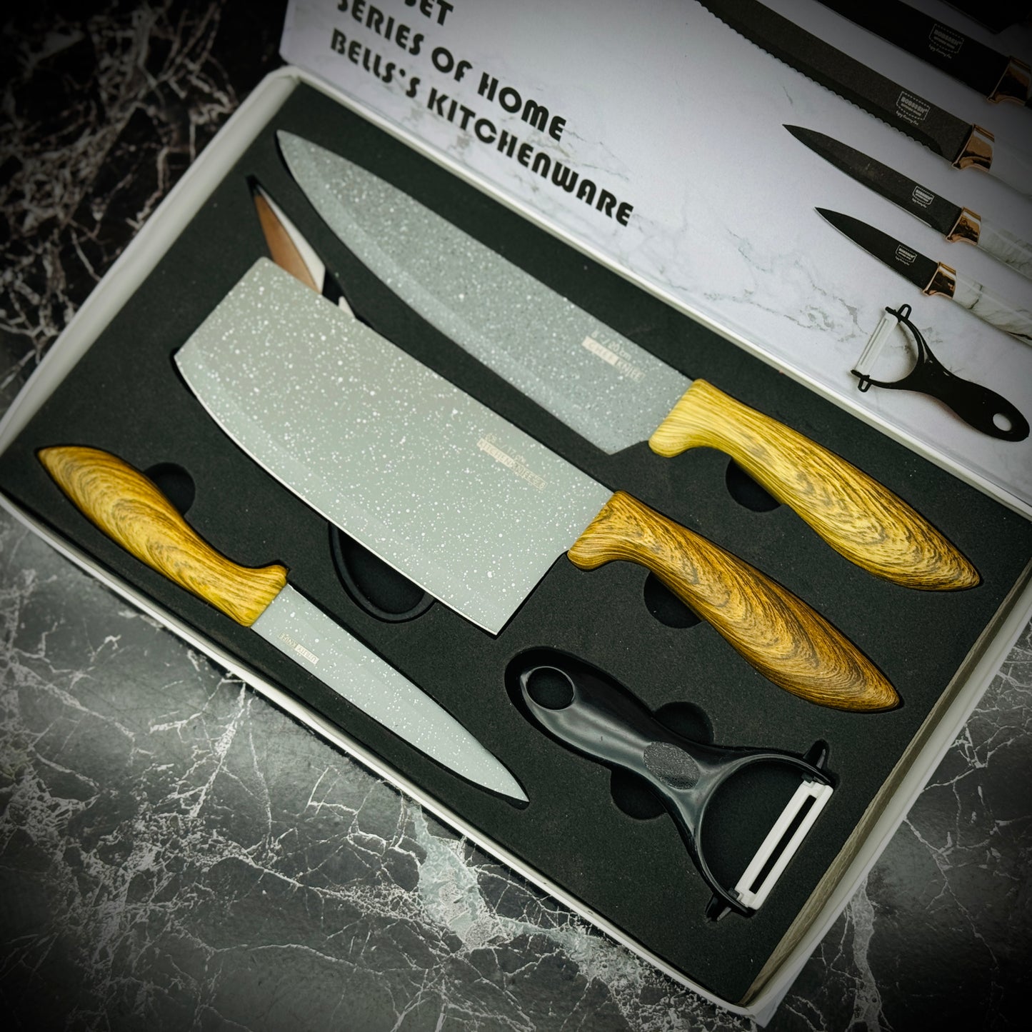 Bobssen 5pcs Kitchen Knife Set