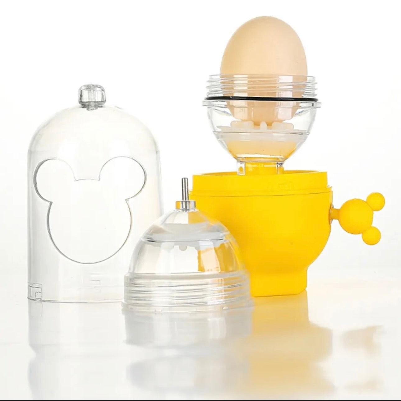 Hand Powered Egg Maker Inside Mixer Kitchen Cooking Gadget Portable Egg Cooker Tool Egg Scrambler Shaker
