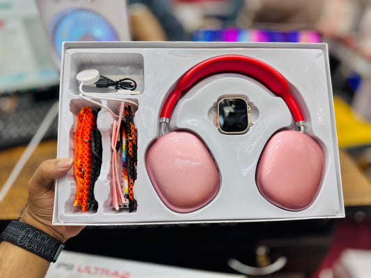 P9 + Ultra 3 Smart Watch Combo Pack