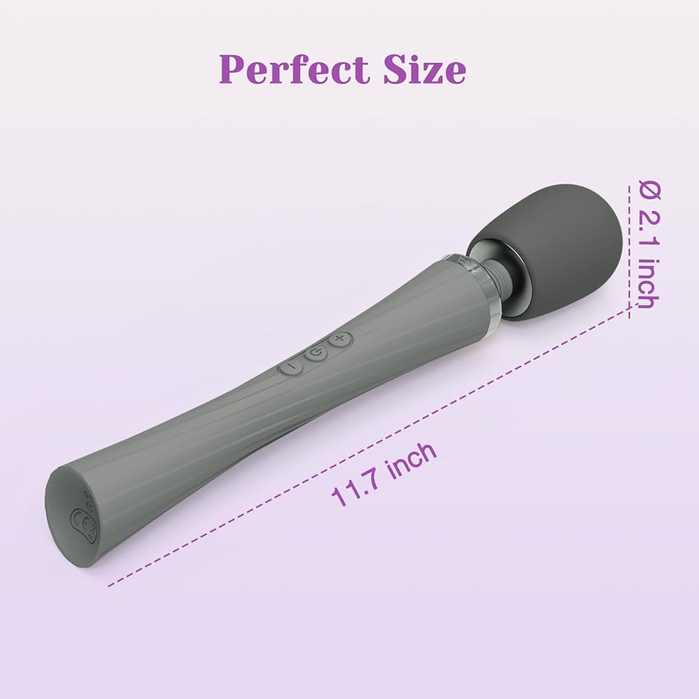Cordless Handheld Wand Massager with 5 Rotation Vibrate Modes - Armaa Store