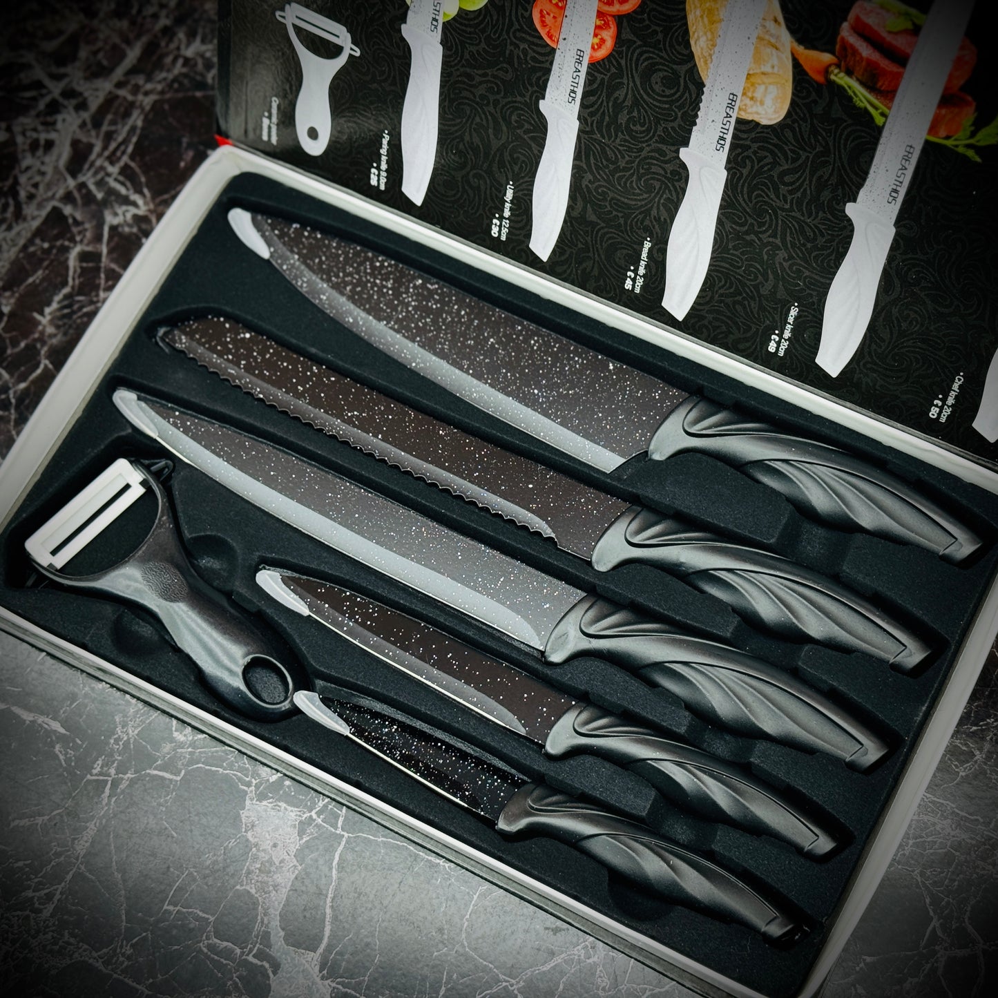 Ereasthqs Kitchen Knife 6pcs Set