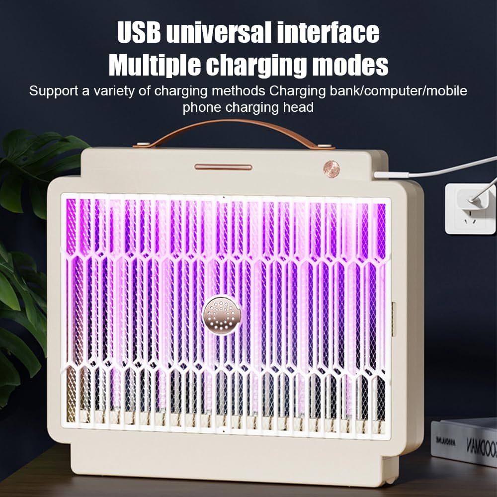 Sky Bird Portable Mosquito Zapper Indoor for Home 3000V Electric Bug Zapper Built-in 1800mAh