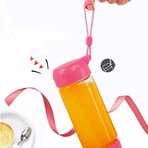 Mini Sport Rechargeable 6 Blade Fruit Blender & Smoothie Maker With Milk Shaker - Armaa Store