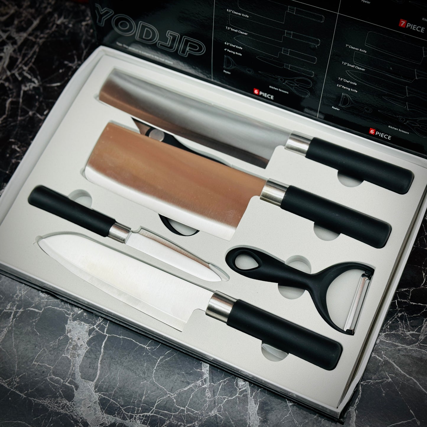 YODJP 6pcs Kitchen Knife set