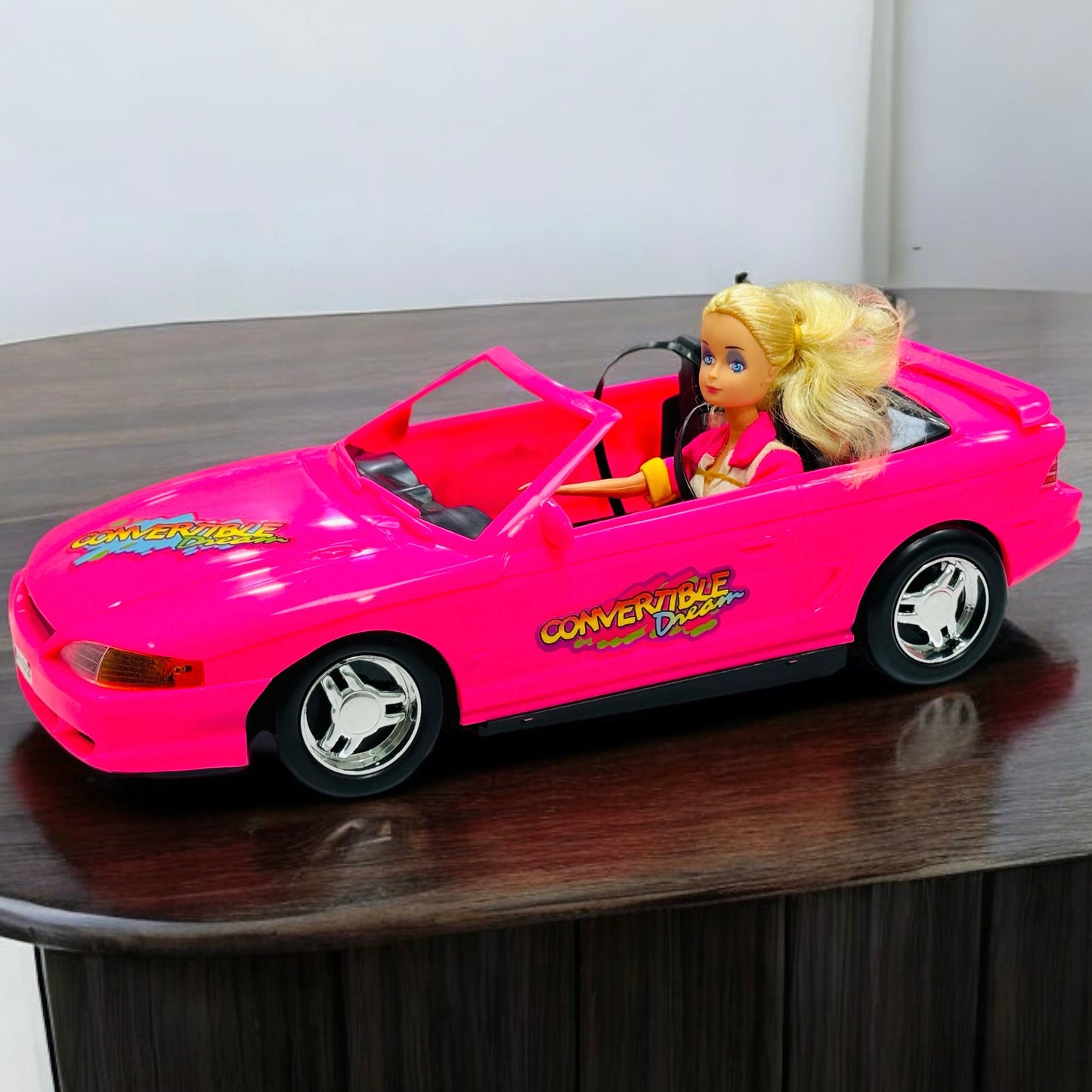 Barbie Vintage Hot Pink Touch Top Convertible Toy