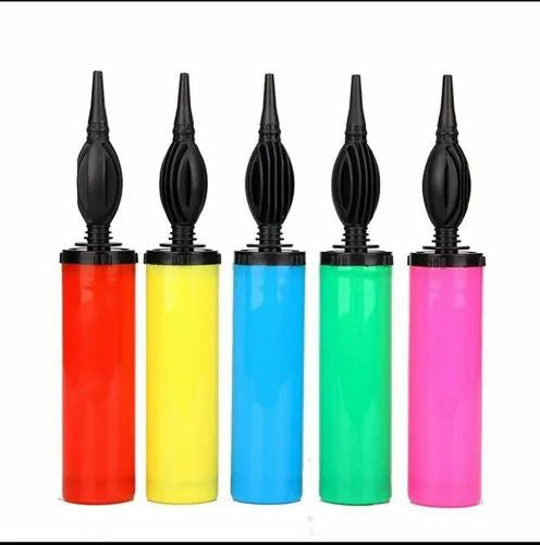 Balloons Plain Party Mix 100pcs with 1 Hand Air Balloon portable Pump