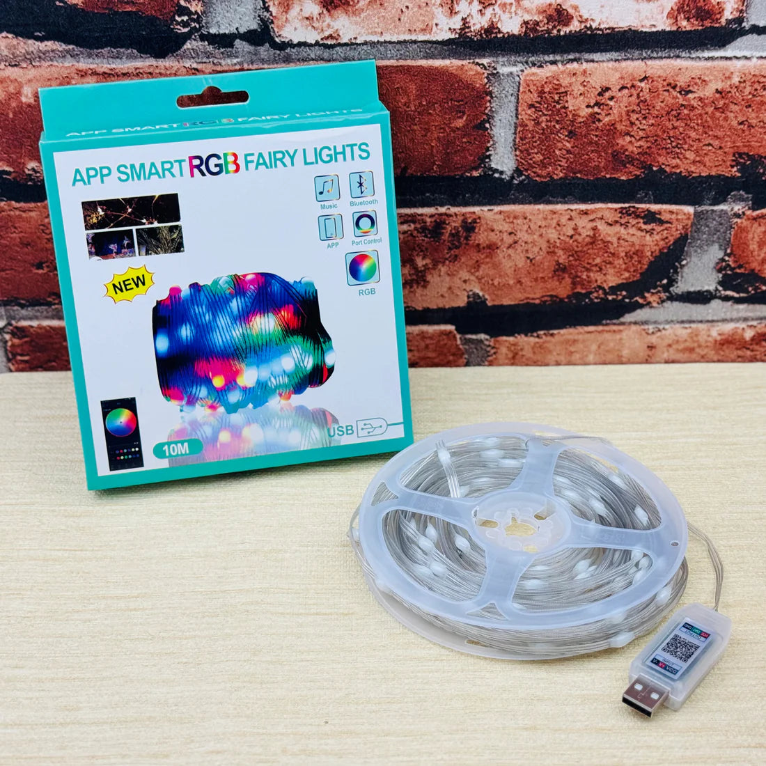 Smart RGB LED Fairy String Light Remote Bluetooth APP