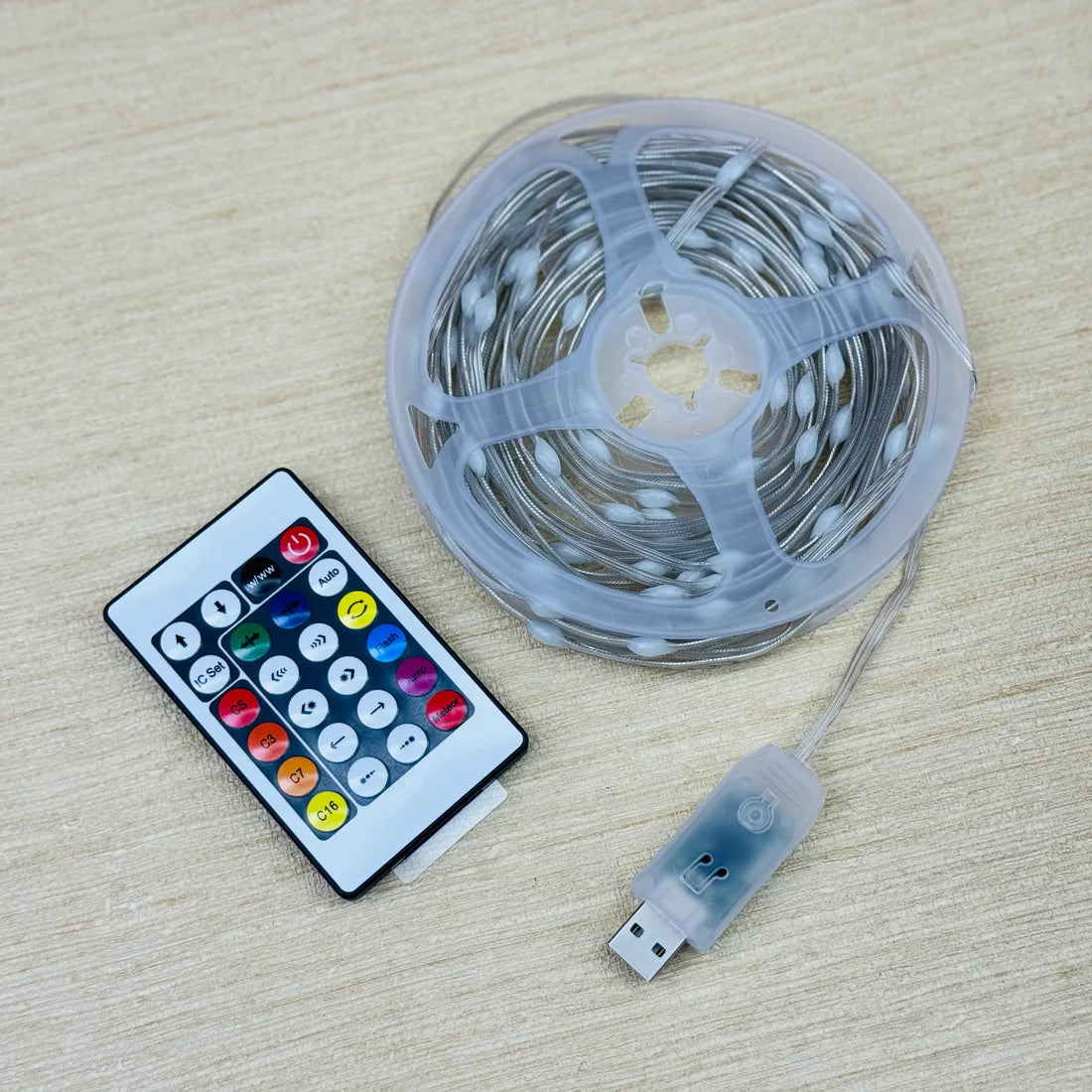 Smart RGB LED Fairy String Light Remote Bluetooth APP