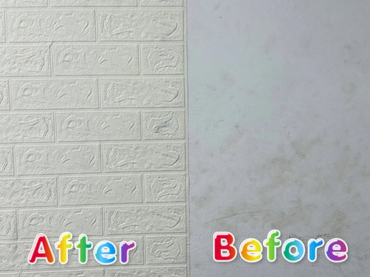 3D Wall Brick Wallpaper | Decorative Wall Sticker 6pcs Sheet