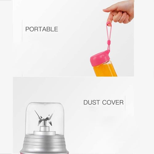Mini Sport Rechargeable 6 Blade Fruit Blender & Smoothie Maker With Milk Shaker - Armaa Store