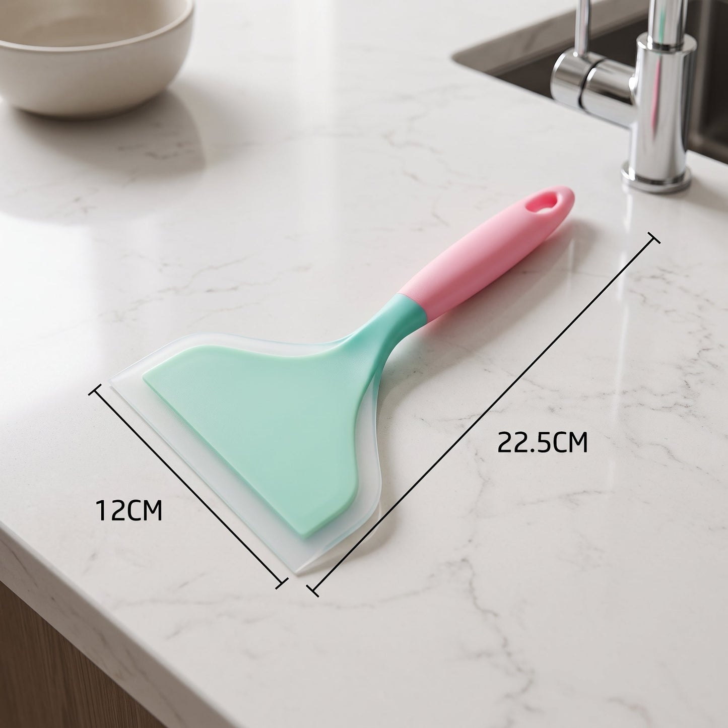 3-Piece Silicone Spatula Set | Non-Stick Heat-Resistant Kitchen Turner Set