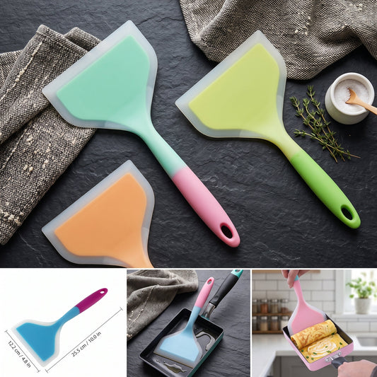 3-Piece Silicone Spatula Set | Non-Stick Heat-Resistant Kitchen Turner Set