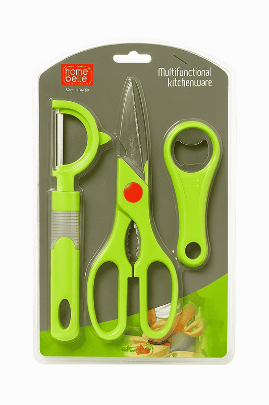 Home Belle Kitchen Helping Tools - Peeler, Scissor & Bottle Opener