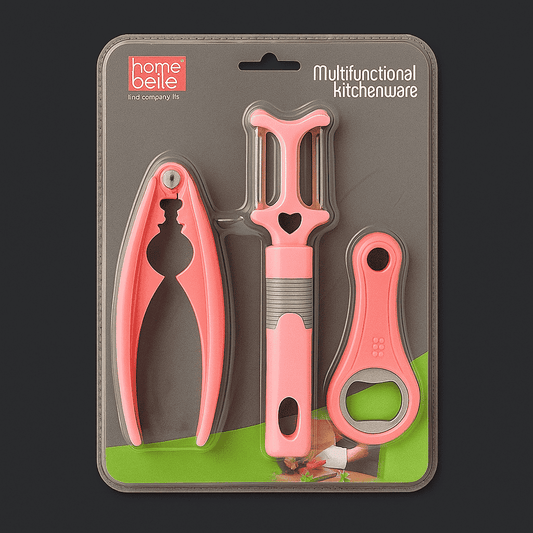 Home Belle Kitchen Tool Set - Peeler, Corkscrew & Bottle Opener