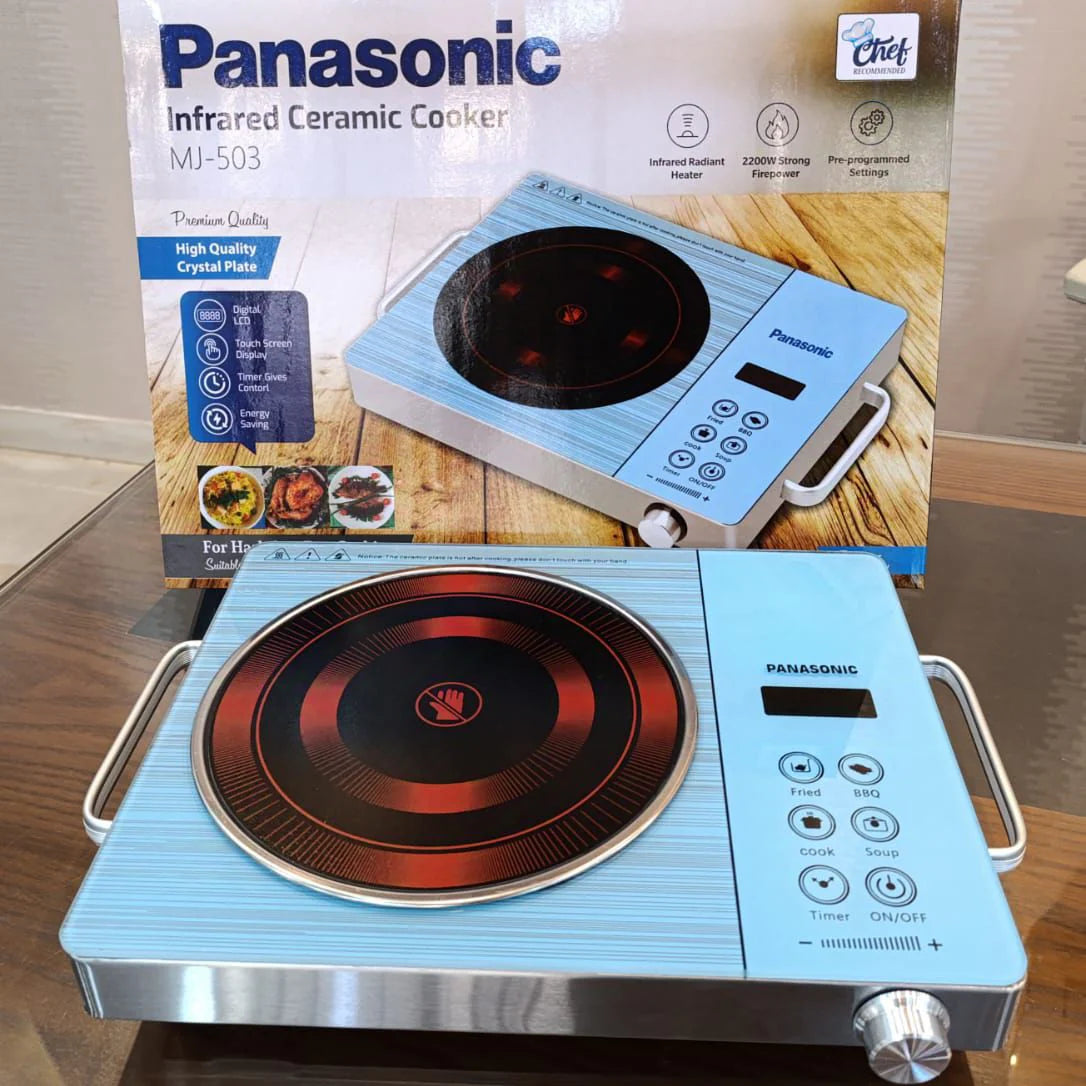 Panasonic Electric Infrared Cooker MJ-593 - 2200W Hot & Induction Plate