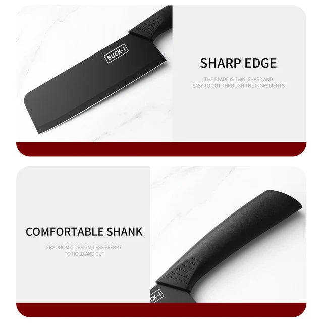 Buck-I Meat Cleaver - Sharp Stainless Steel Bone Cutting Knife
