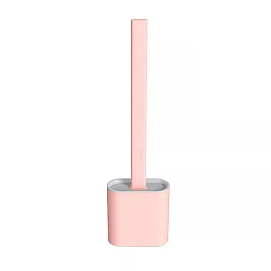 Silicone Toilet Cleaner Brush With Holder