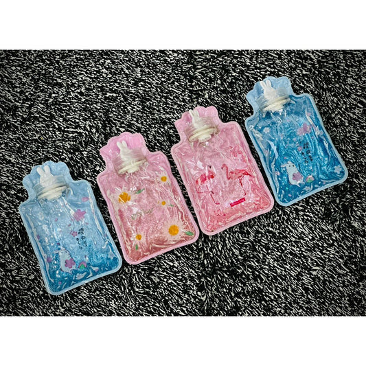 Transparent Hot And Cool Water Bottle | 4 Pieces Set