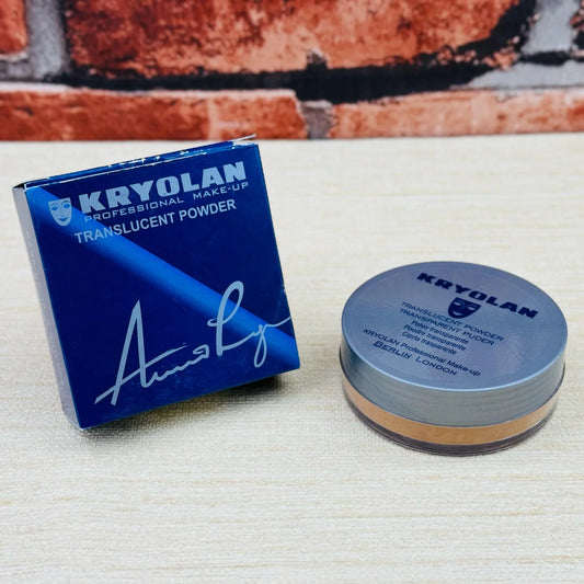 Kryolan Professional Makeup | Translucent Powder | Dark Brown | FS45