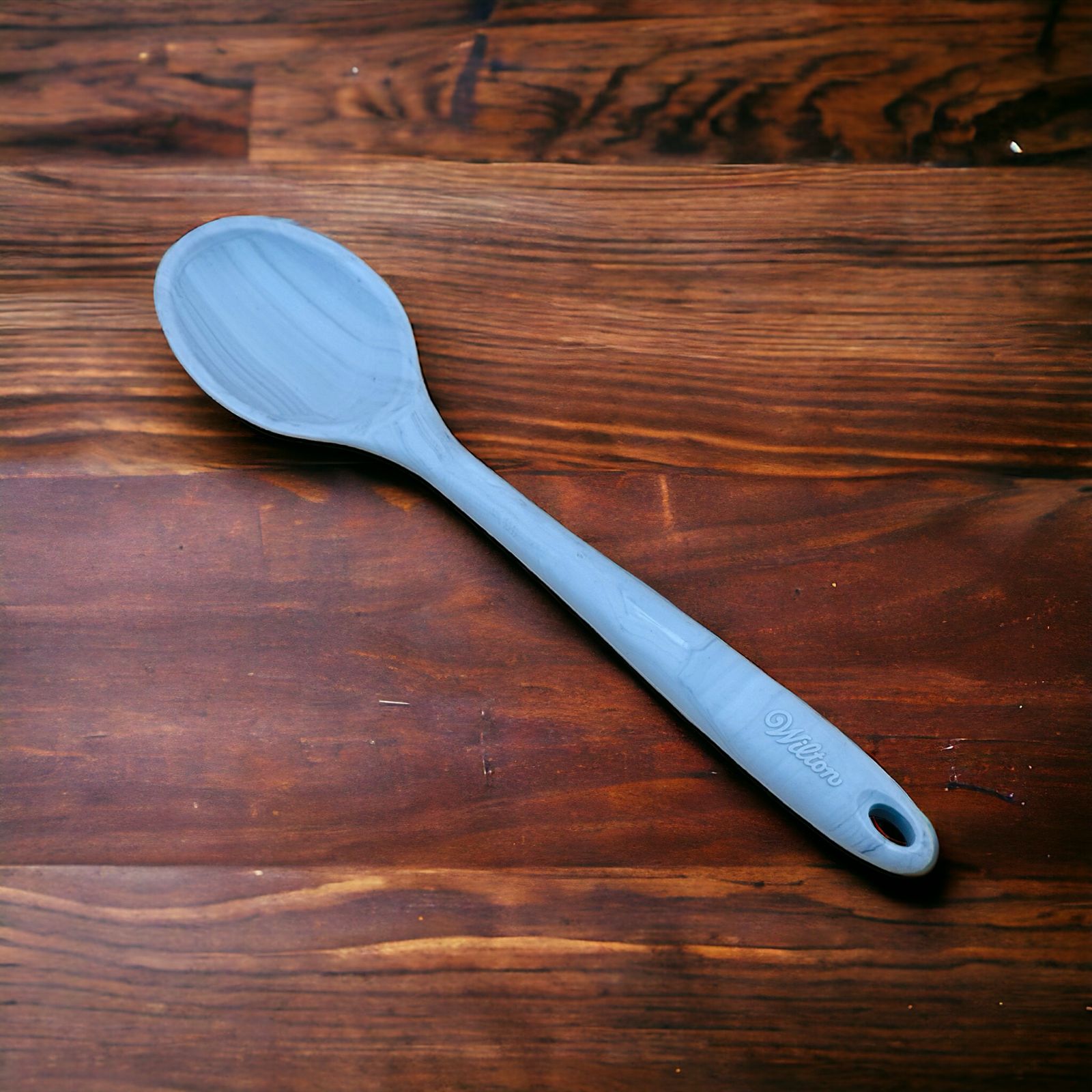 Spoon Picture In Store Silicone Blue Dinner Serving Spoon – Armaa Store