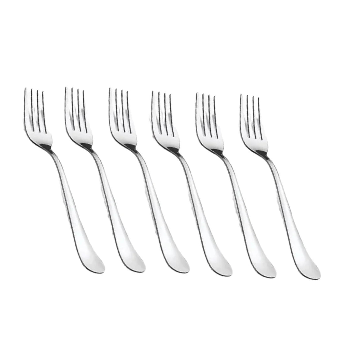 Stainless Spoons | Designed 6 spoon 6 forks set