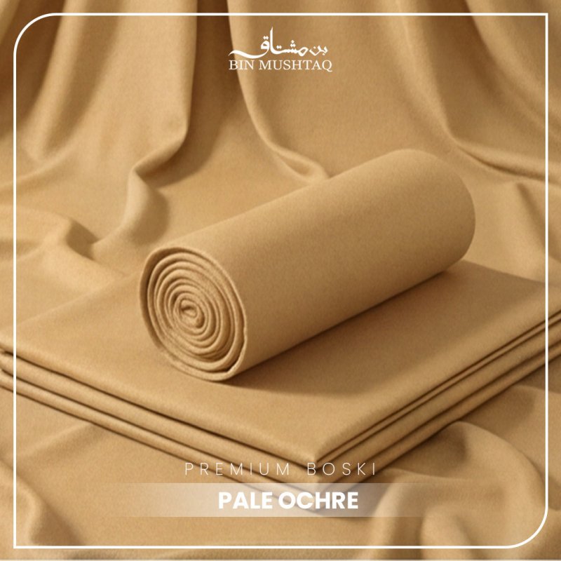 Pale Ochre - Imperial Original Unstitched Boski - Bin Mushtaq