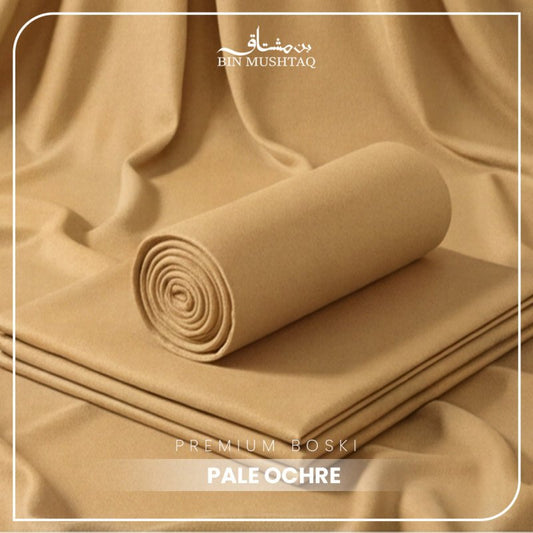 Pale Ochre - Imperial Original Unstitched Boski - Bin Mushtaq