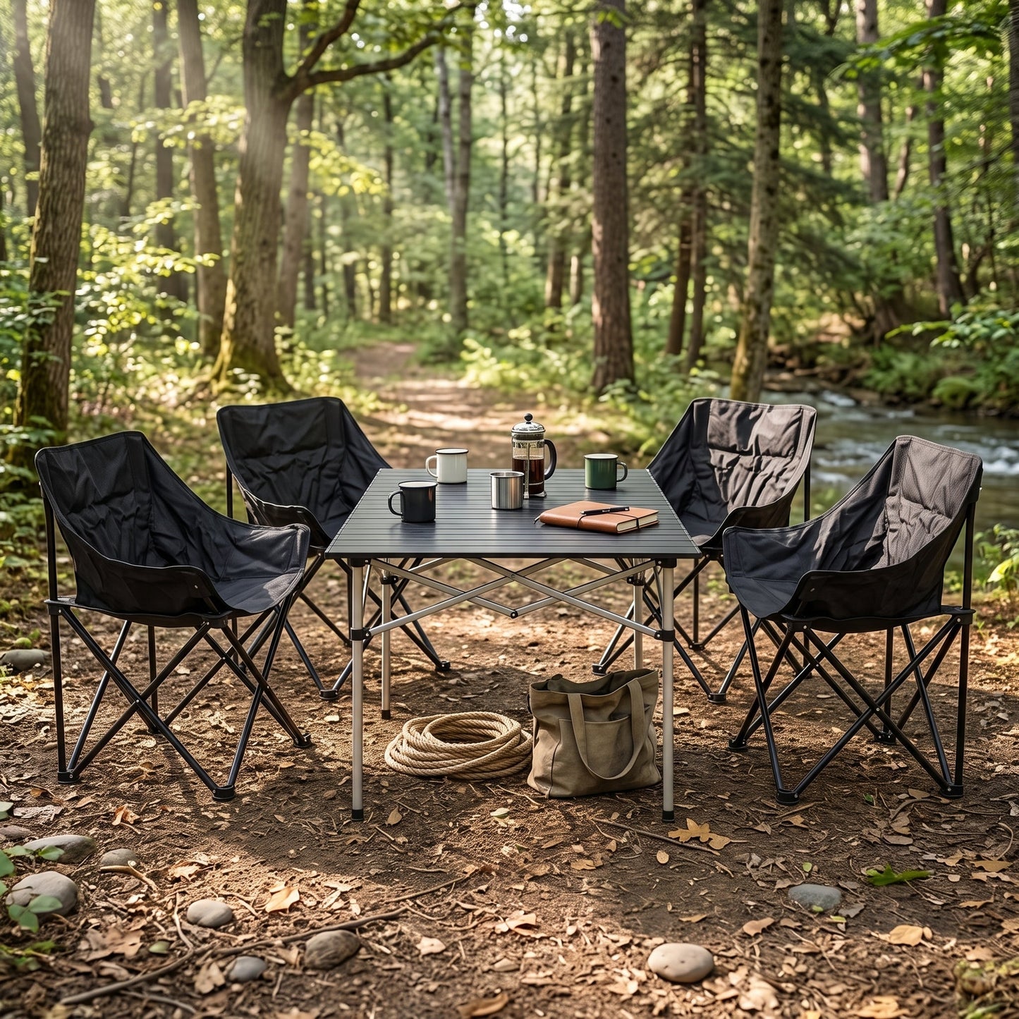 Portable Foldable Camping Chair | Heavy-Duty Outdoor Travel Chair - Armaa Store Pk